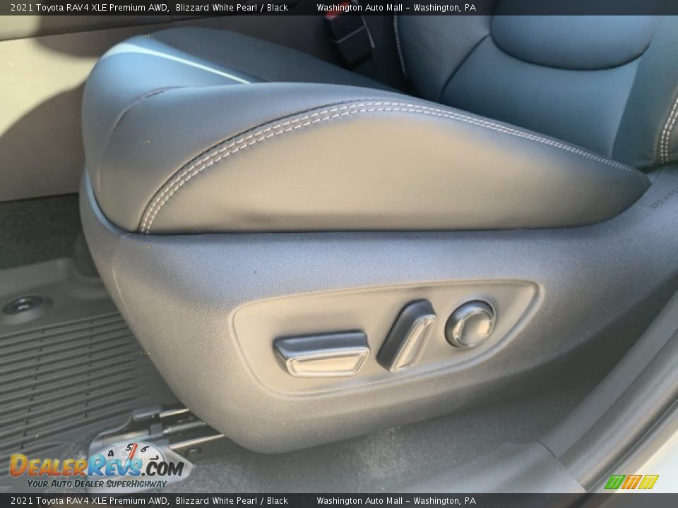 2021 Toyota RAV4 XLE Premium AWD Blizzard White Pearl / Black Photo #17