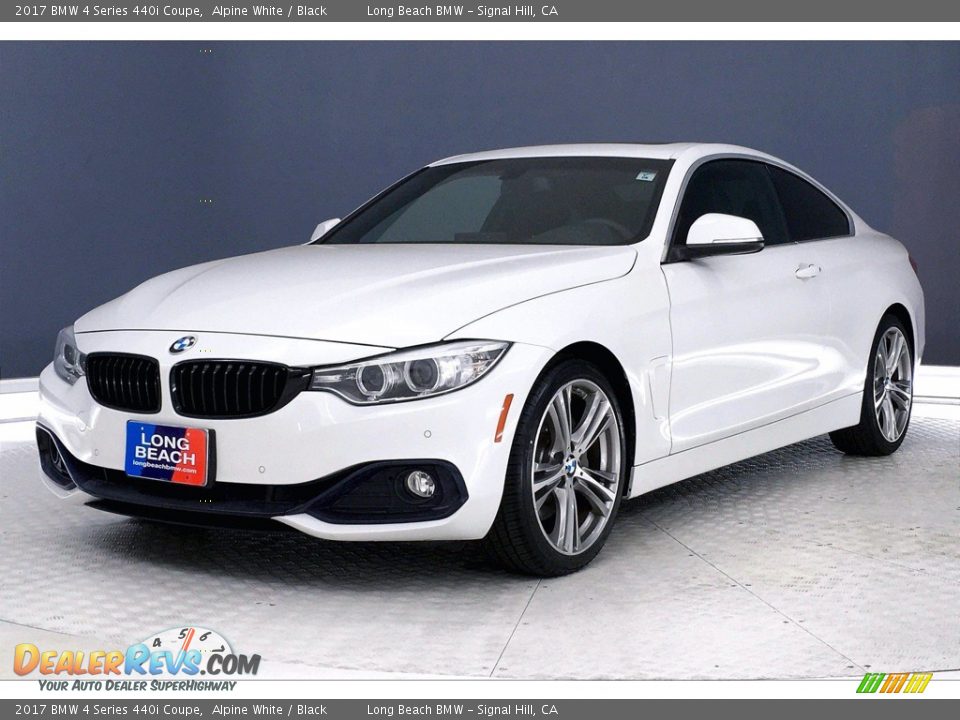 2017 BMW 4 Series 440i Coupe Alpine White / Black Photo #12