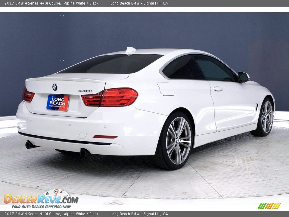 2017 BMW 4 Series 440i Coupe Alpine White / Black Photo #13