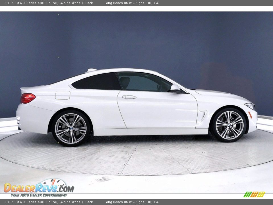 2017 BMW 4 Series 440i Coupe Alpine White / Black Photo #14