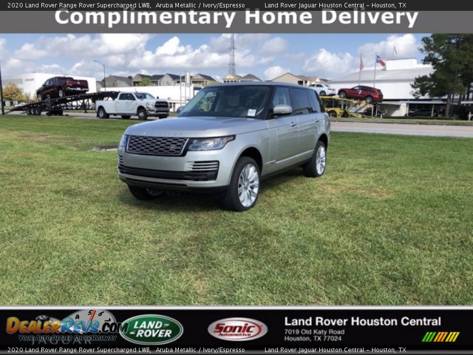 2020 Land Rover Range Rover Supercharged LWB Aruba Metallic / Ivory/Espresso Photo #1