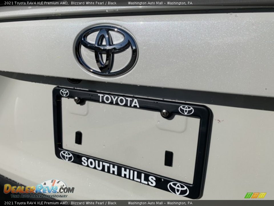 2021 Toyota RAV4 XLE Premium AWD Blizzard White Pearl / Black Photo #27