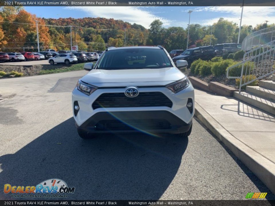 2021 Toyota RAV4 XLE Premium AWD Blizzard White Pearl / Black Photo #31