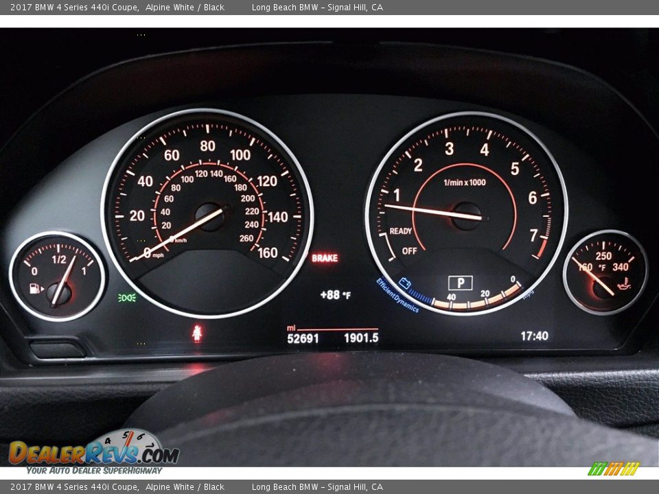 2017 BMW 4 Series 440i Coupe Alpine White / Black Photo #20