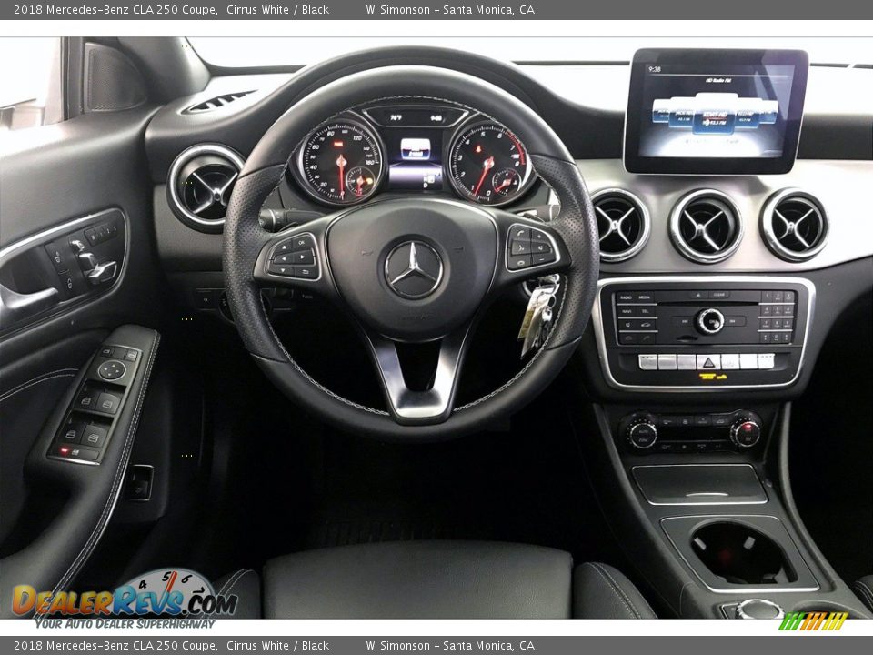 2018 Mercedes-Benz CLA 250 Coupe Cirrus White / Black Photo #4