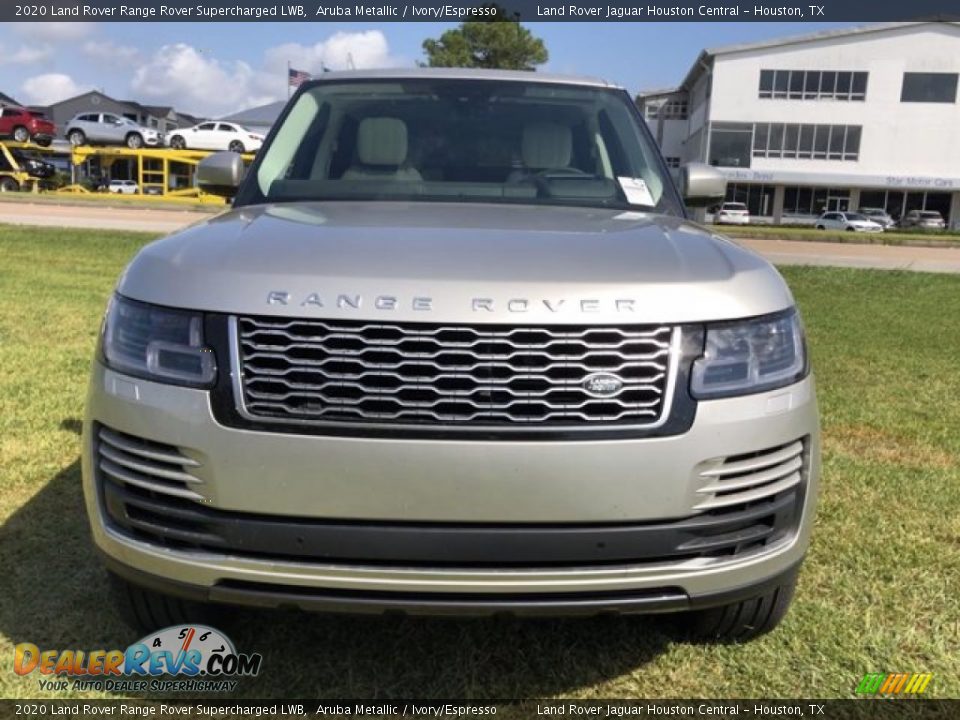 2020 Land Rover Range Rover Supercharged LWB Aruba Metallic / Ivory/Espresso Photo #8
