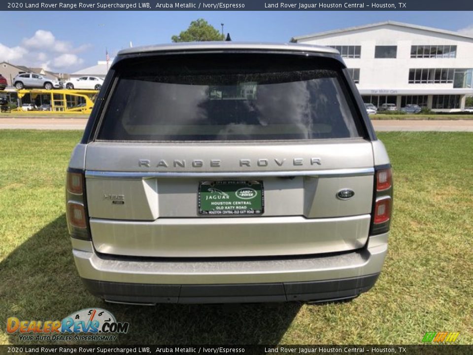 2020 Land Rover Range Rover Supercharged LWB Aruba Metallic / Ivory/Espresso Photo #9