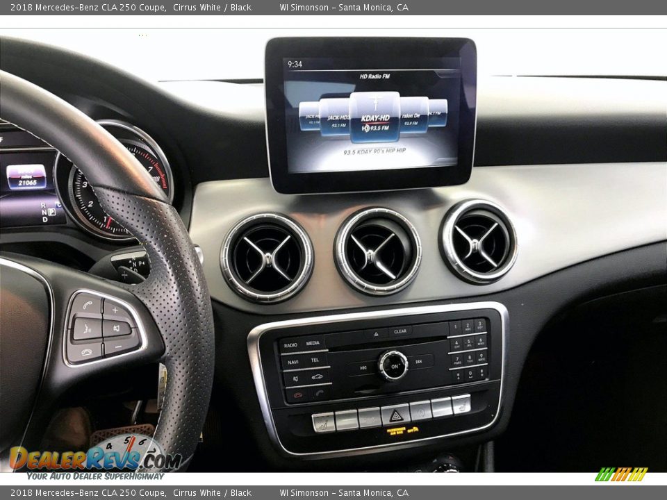 2018 Mercedes-Benz CLA 250 Coupe Cirrus White / Black Photo #5