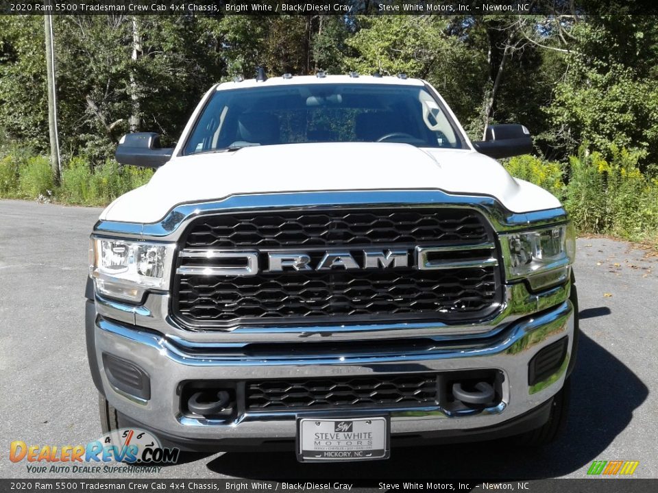 2020 Ram 5500 Tradesman Crew Cab 4x4 Chassis Bright White / Black/Diesel Gray Photo #3