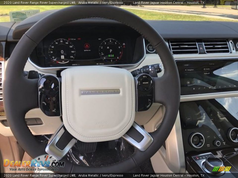2020 Land Rover Range Rover Supercharged LWB Steering Wheel Photo #19
