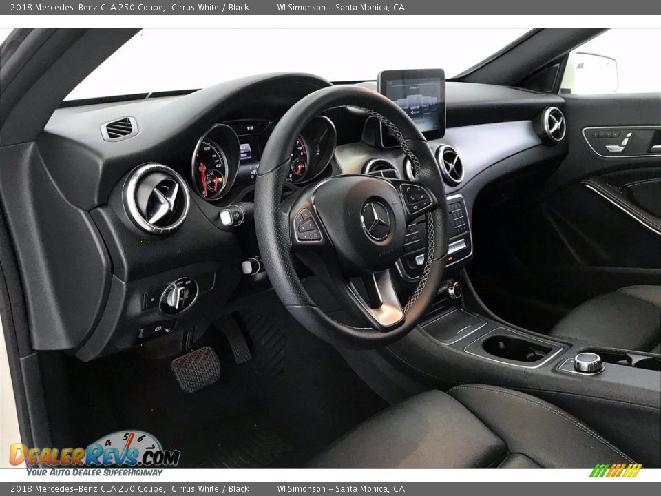 2018 Mercedes-Benz CLA 250 Coupe Cirrus White / Black Photo #14
