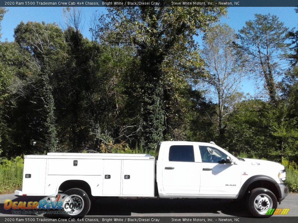 2020 Ram 5500 Tradesman Crew Cab 4x4 Chassis Bright White / Black/Diesel Gray Photo #5