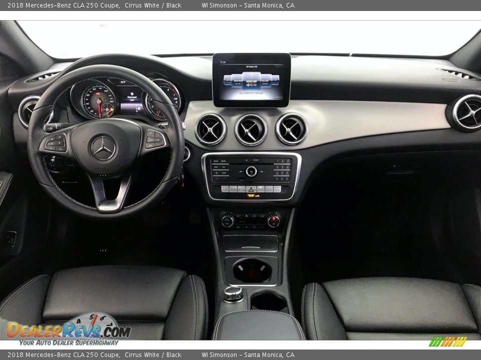 2018 Mercedes-Benz CLA 250 Coupe Cirrus White / Black Photo #15