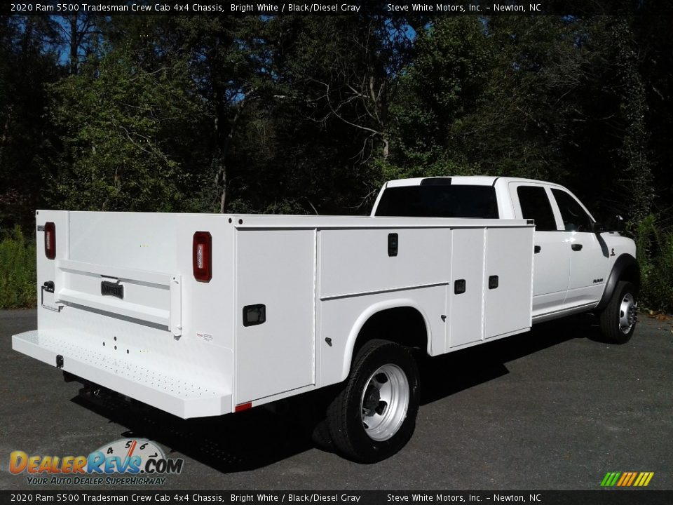 2020 Ram 5500 Tradesman Crew Cab 4x4 Chassis Bright White / Black/Diesel Gray Photo #6