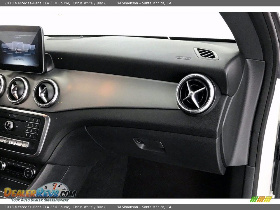 2018 Mercedes-Benz CLA 250 Coupe Cirrus White / Black Photo #16