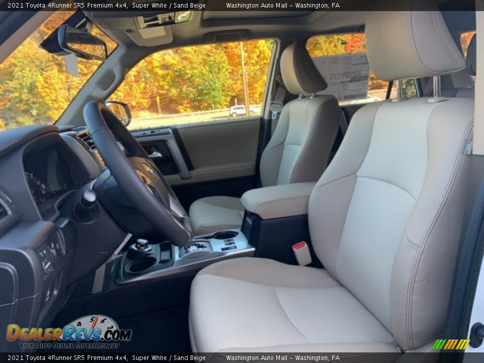 Sand Beige Interior - 2021 Toyota 4Runner SR5 Premium 4x4 Photo #16