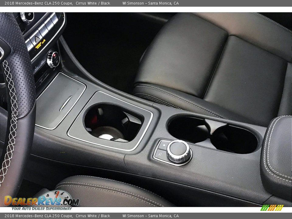 2018 Mercedes-Benz CLA 250 Coupe Cirrus White / Black Photo #17