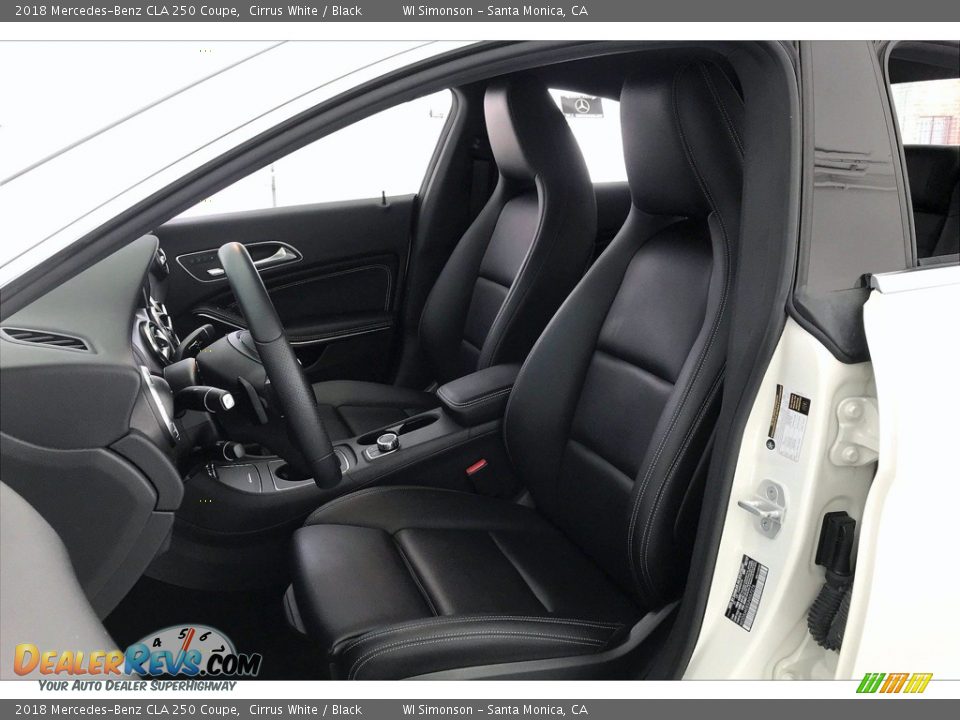 2018 Mercedes-Benz CLA 250 Coupe Cirrus White / Black Photo #18