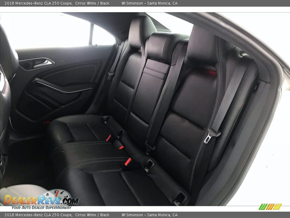 2018 Mercedes-Benz CLA 250 Coupe Cirrus White / Black Photo #20