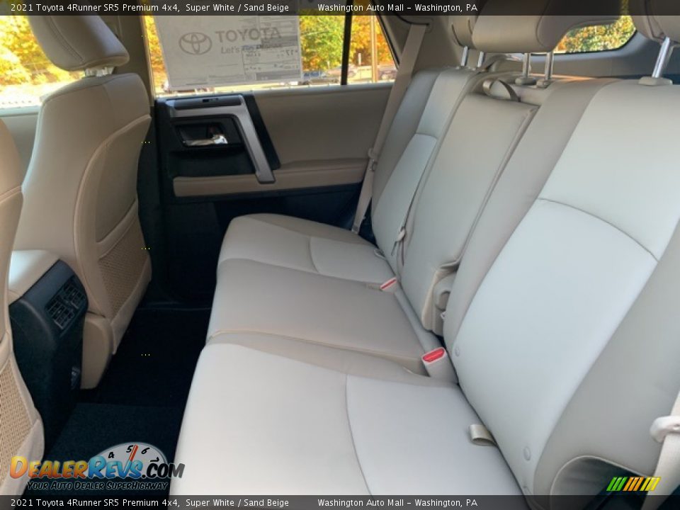 Rear Seat of 2021 Toyota 4Runner SR5 Premium 4x4 Photo #21