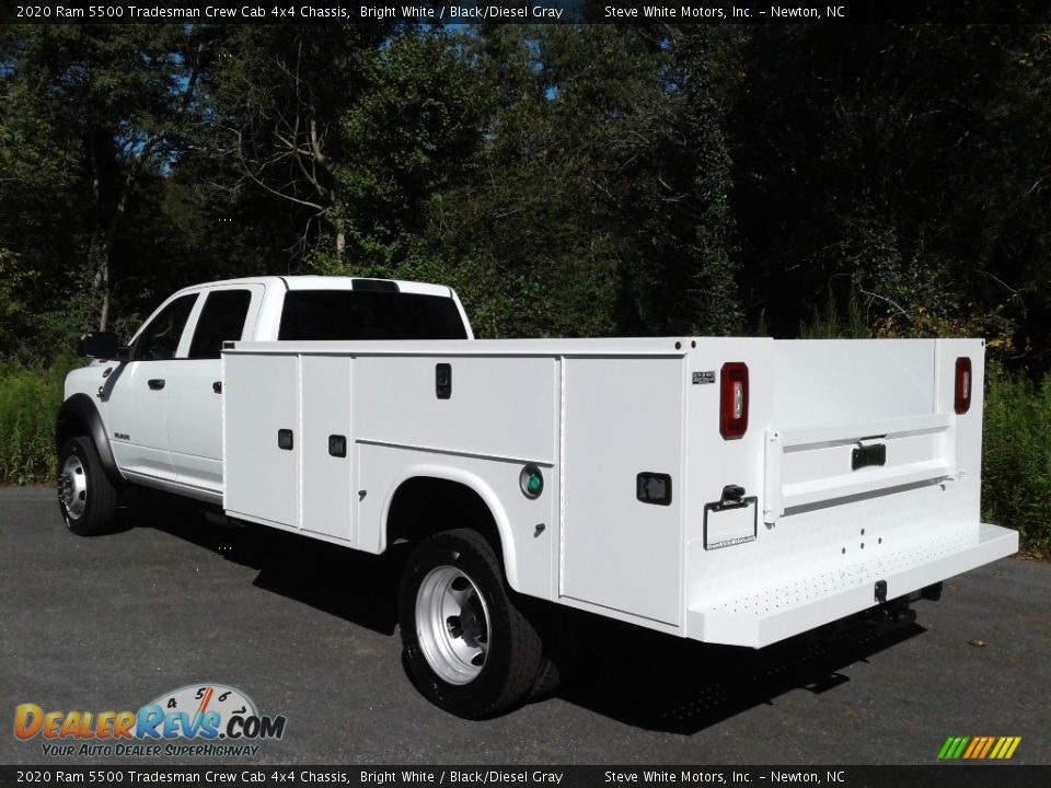 2020 Ram 5500 Tradesman Crew Cab 4x4 Chassis Bright White / Black/Diesel Gray Photo #12