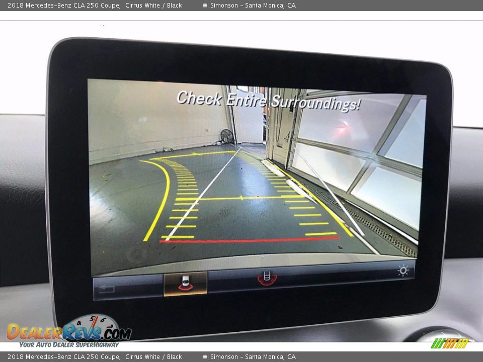 2018 Mercedes-Benz CLA 250 Coupe Cirrus White / Black Photo #24
