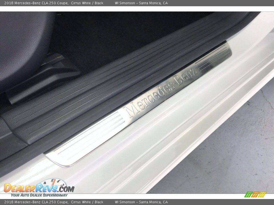 2018 Mercedes-Benz CLA 250 Coupe Cirrus White / Black Photo #25