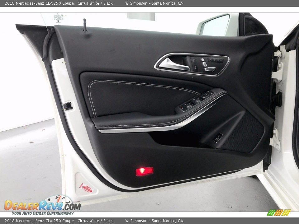 2018 Mercedes-Benz CLA 250 Coupe Cirrus White / Black Photo #26