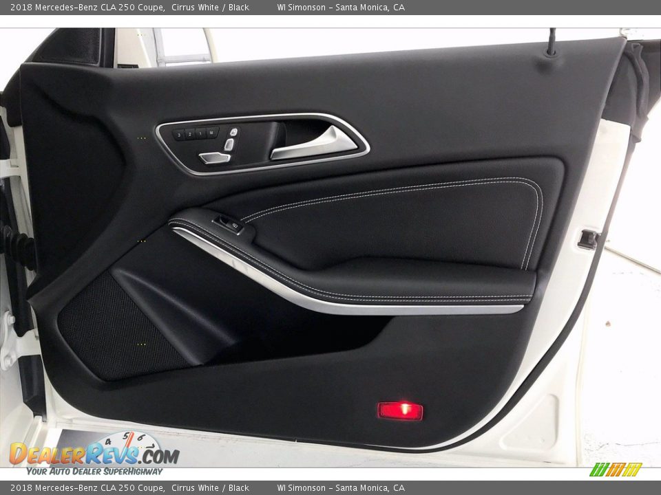 2018 Mercedes-Benz CLA 250 Coupe Cirrus White / Black Photo #27