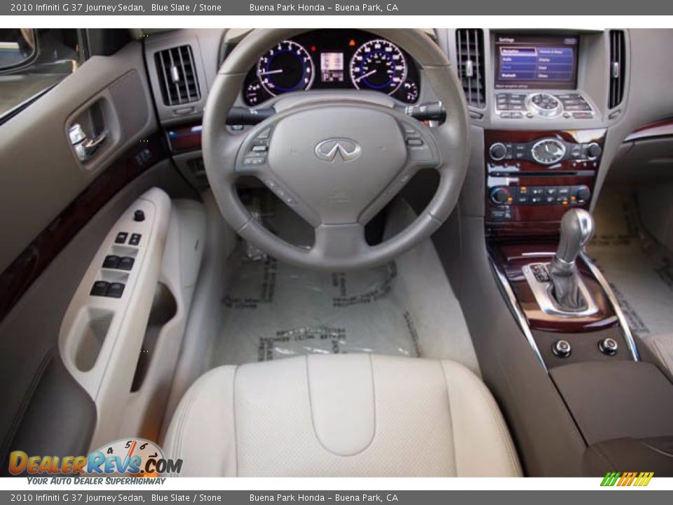 2010 Infiniti G 37 Journey Sedan Blue Slate / Stone Photo #5