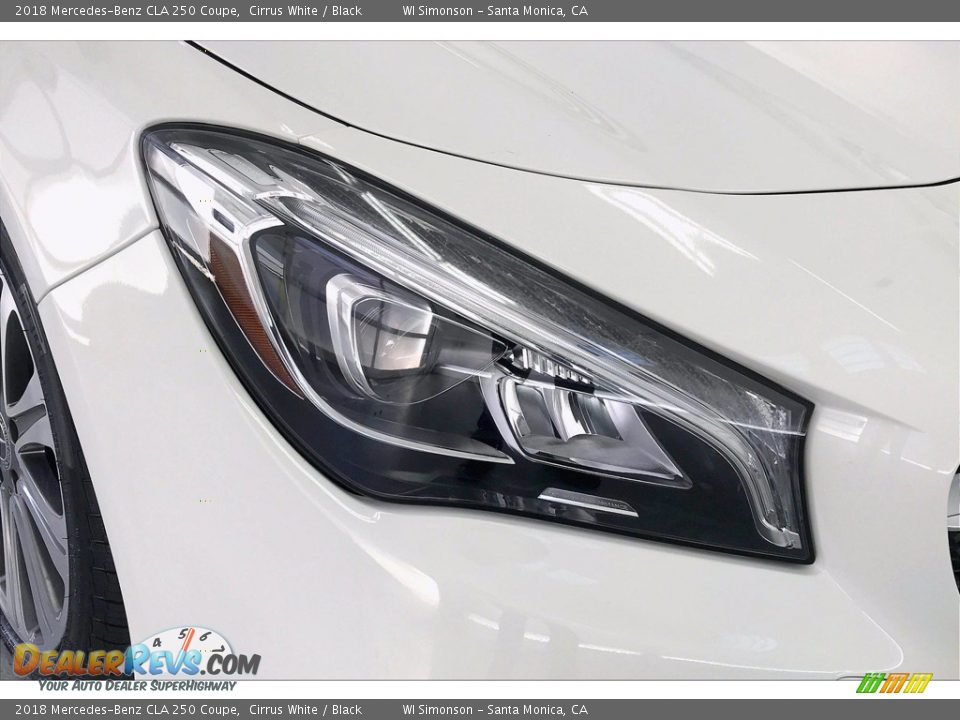 2018 Mercedes-Benz CLA 250 Coupe Cirrus White / Black Photo #28