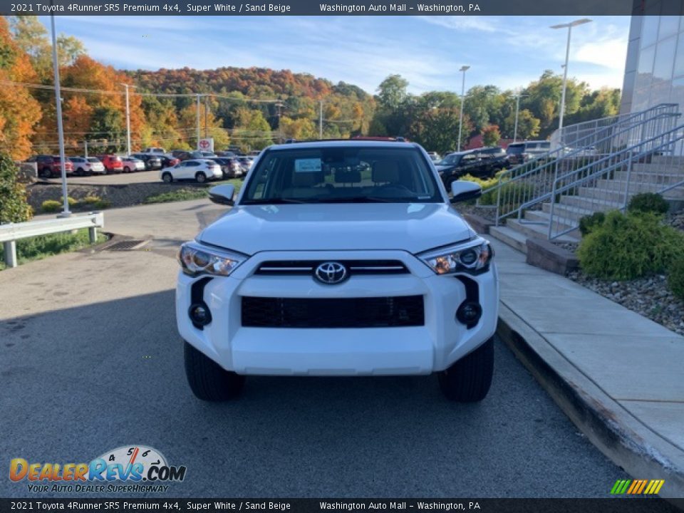 2021 Toyota 4Runner SR5 Premium 4x4 Super White / Sand Beige Photo #30