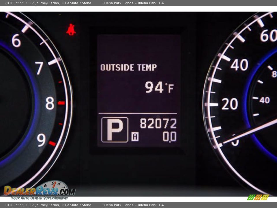 2010 Infiniti G 37 Journey Sedan Blue Slate / Stone Photo #6