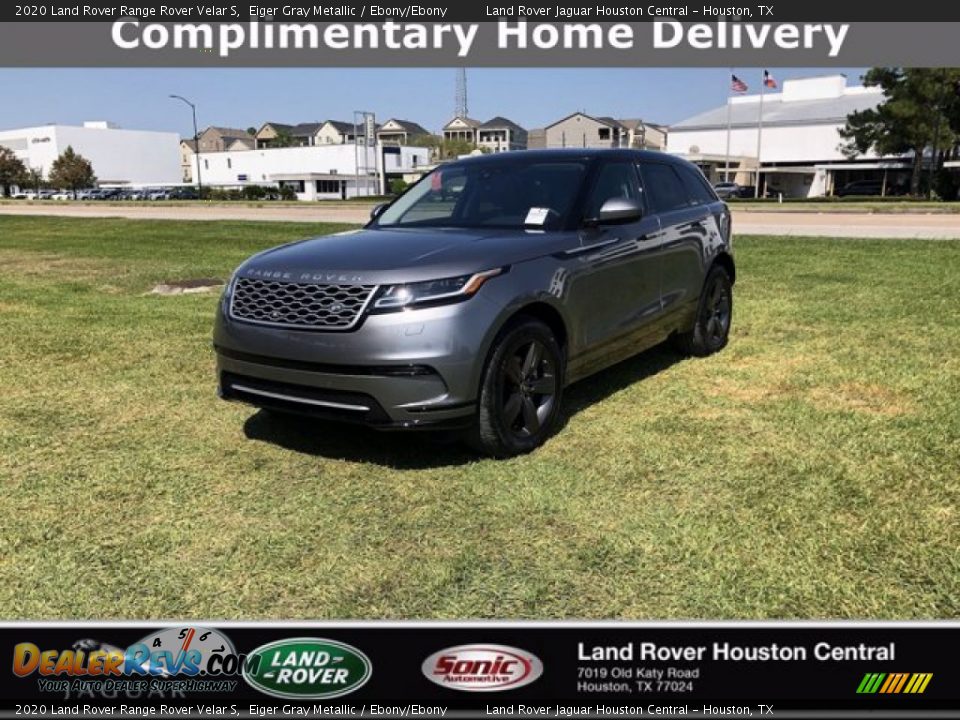 2020 Land Rover Range Rover Velar S Eiger Gray Metallic / Ebony/Ebony Photo #1