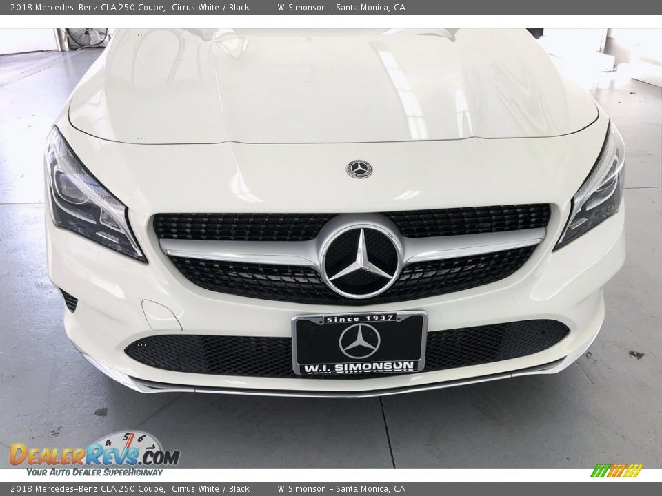2018 Mercedes-Benz CLA 250 Coupe Cirrus White / Black Photo #30