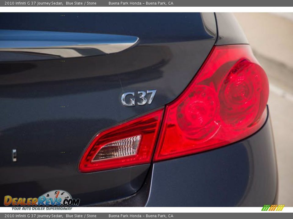 2010 Infiniti G 37 Journey Sedan Blue Slate / Stone Photo #11
