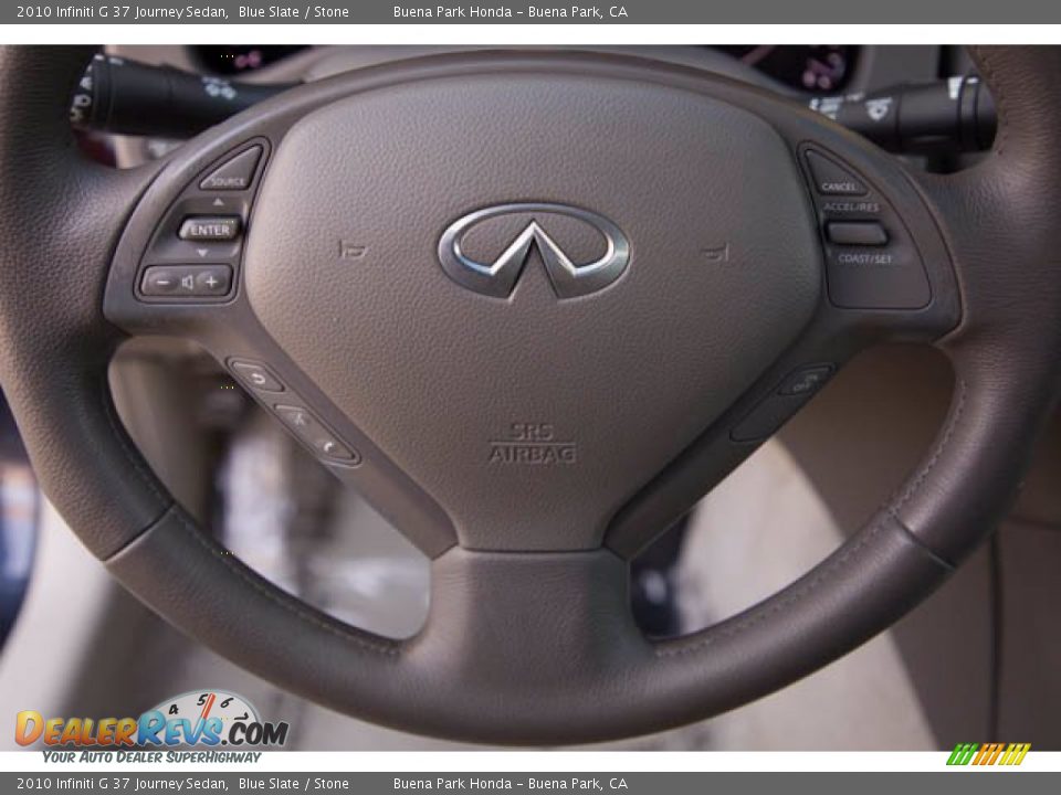 2010 Infiniti G 37 Journey Sedan Blue Slate / Stone Photo #13