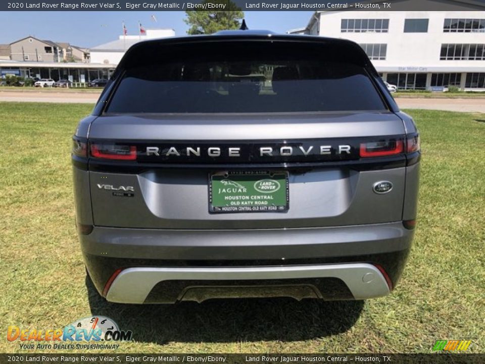 2020 Land Rover Range Rover Velar S Eiger Gray Metallic / Ebony/Ebony Photo #9