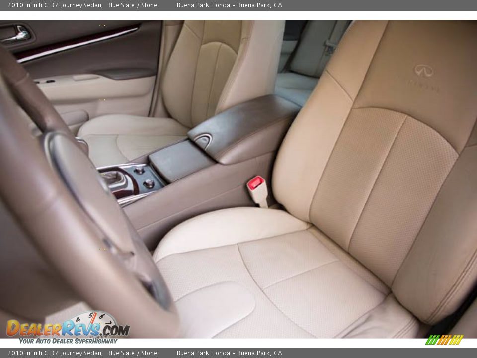 2010 Infiniti G 37 Journey Sedan Blue Slate / Stone Photo #15