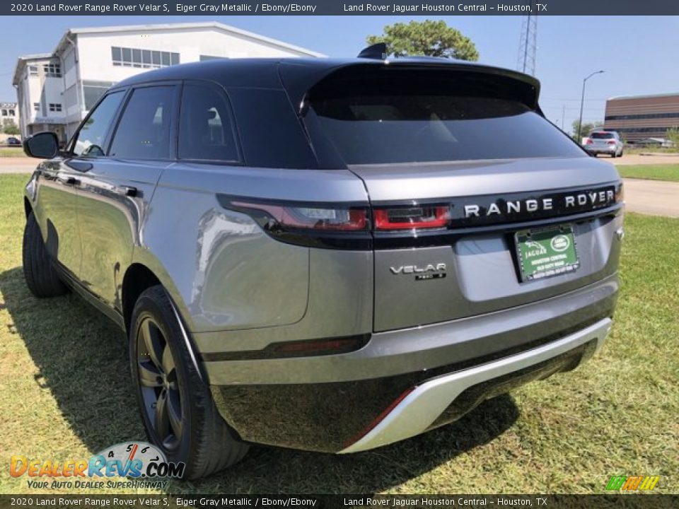 2020 Land Rover Range Rover Velar S Eiger Gray Metallic / Ebony/Ebony Photo #12