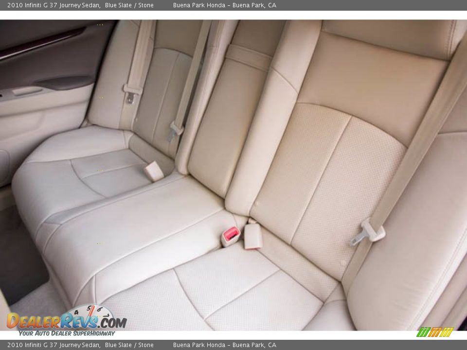 2010 Infiniti G 37 Journey Sedan Blue Slate / Stone Photo #17