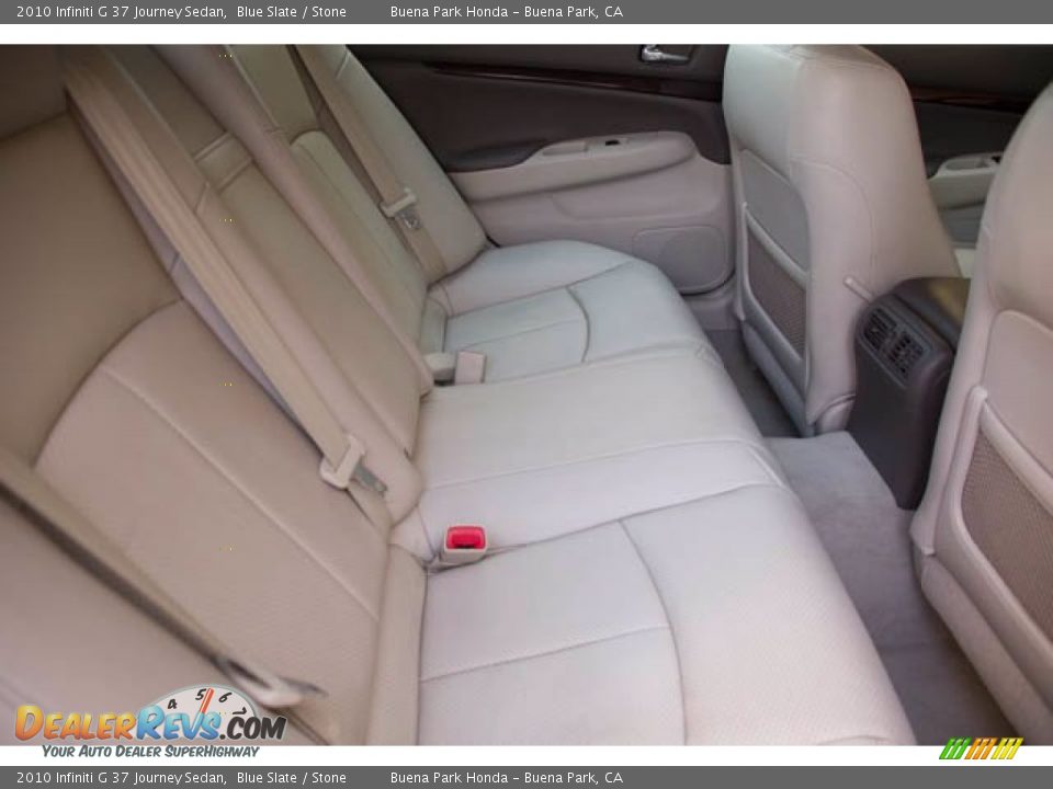 2010 Infiniti G 37 Journey Sedan Blue Slate / Stone Photo #19