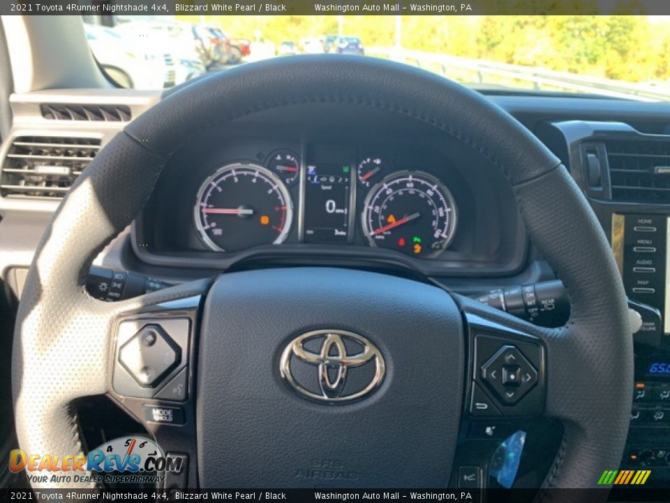 2021 Toyota 4Runner Nightshade 4x4 Blizzard White Pearl / Black Photo #11