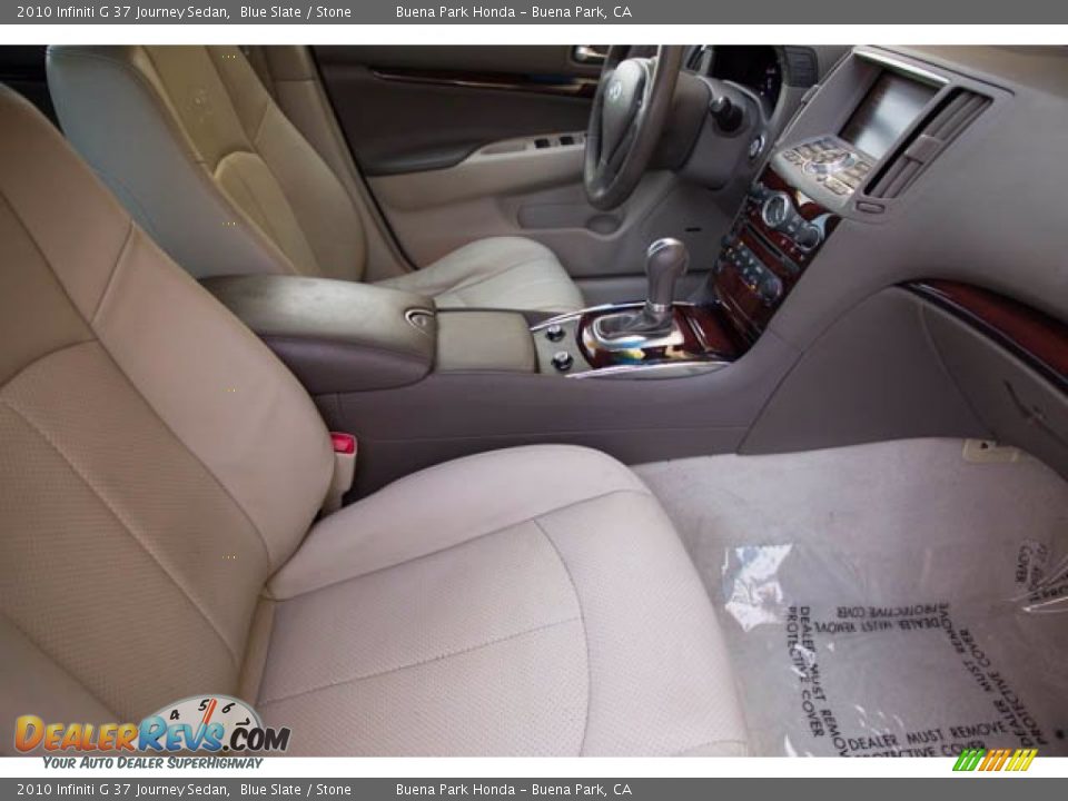 2010 Infiniti G 37 Journey Sedan Blue Slate / Stone Photo #21