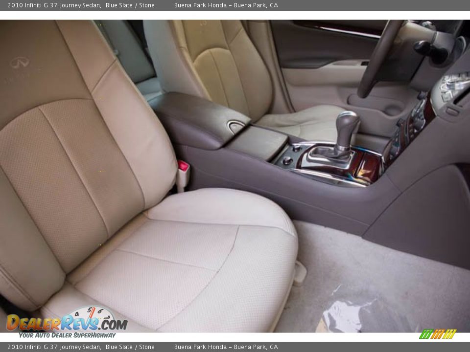 2010 Infiniti G 37 Journey Sedan Blue Slate / Stone Photo #22