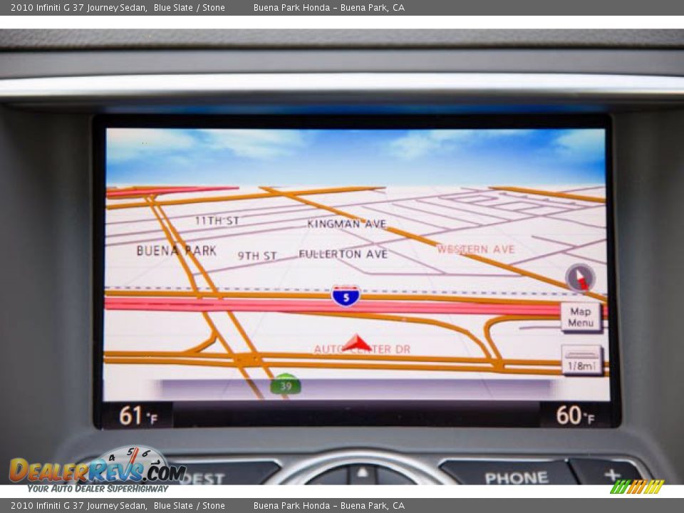 2010 Infiniti G 37 Journey Sedan Blue Slate / Stone Photo #24