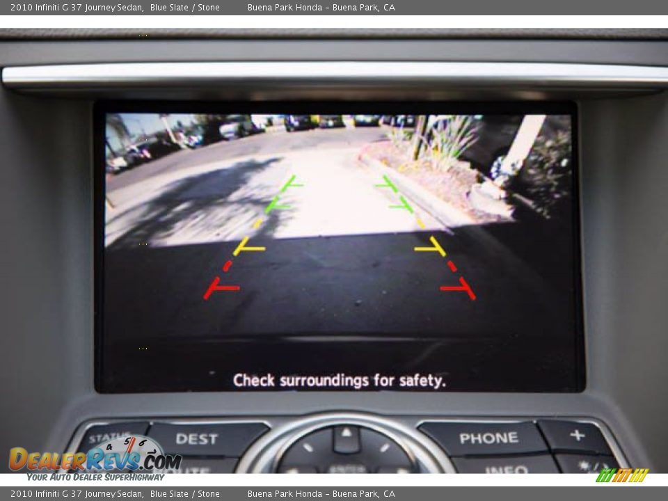 2010 Infiniti G 37 Journey Sedan Blue Slate / Stone Photo #25