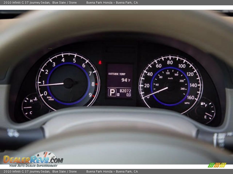 2010 Infiniti G 37 Journey Sedan Blue Slate / Stone Photo #26