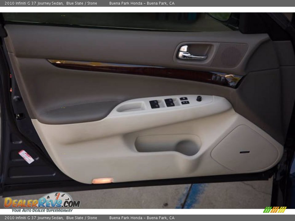2010 Infiniti G 37 Journey Sedan Blue Slate / Stone Photo #27