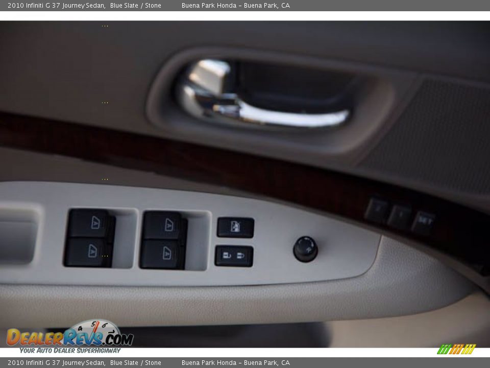 2010 Infiniti G 37 Journey Sedan Blue Slate / Stone Photo #28